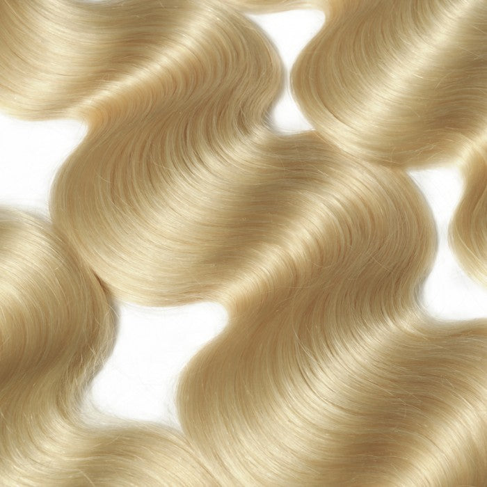 Luxury 613 Platinum Blonde Body Wave Bundle | Premium Virgin Human Hair | 100% Unprocessed