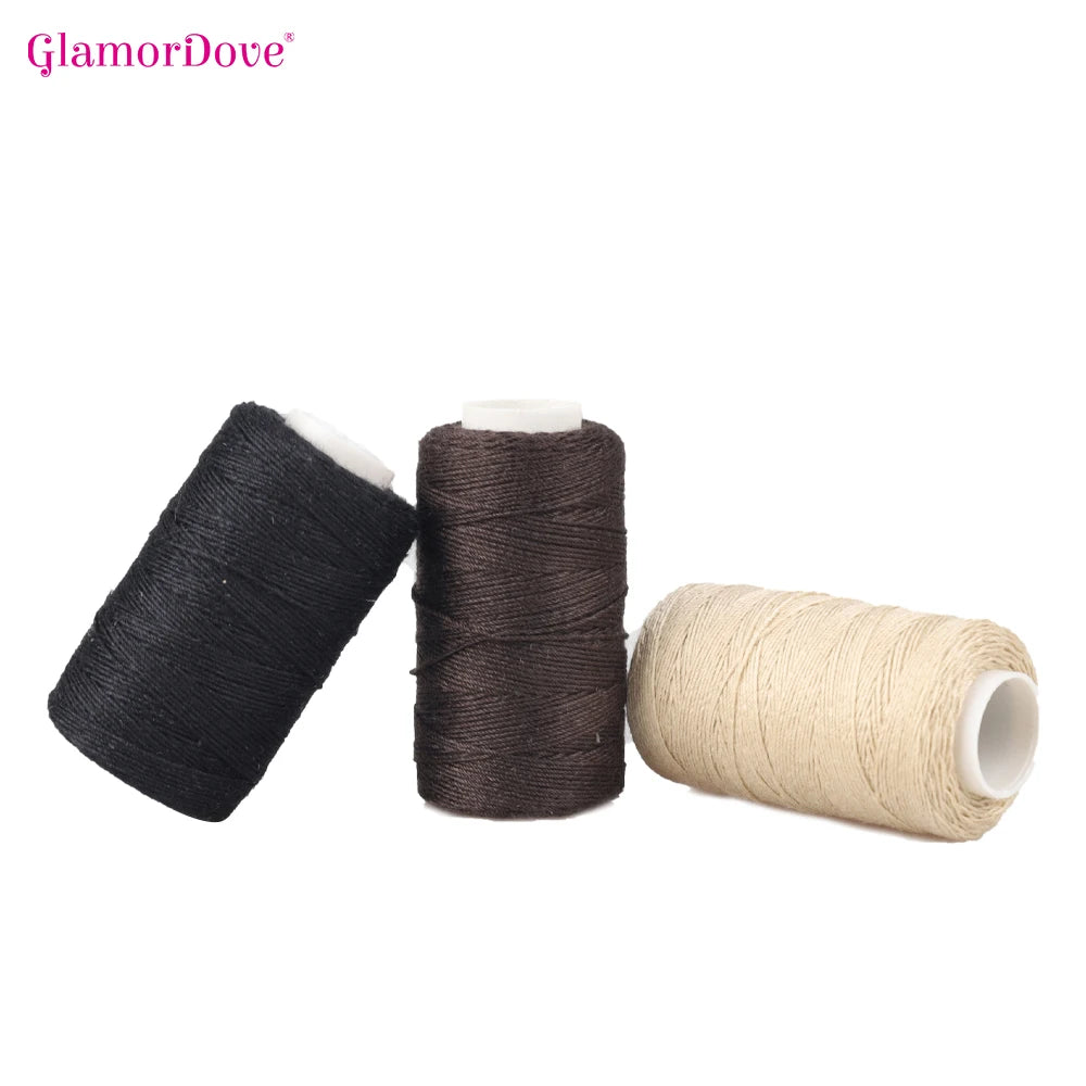 Sewing Accessories Thick Polyester Thread Polyester Sewing Thread for Hair Extension Thread Making Wigs Hand Sewing Hair Weft