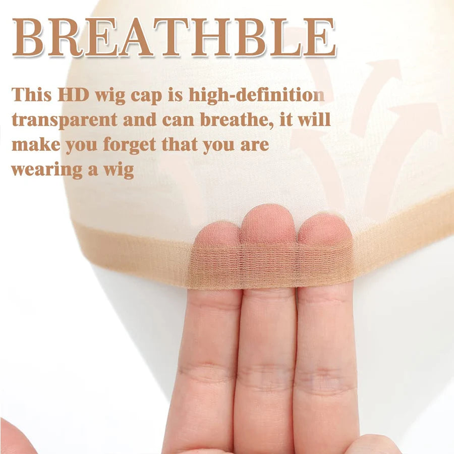 20-100PCS HD Wig Caps for Women,Stocking Caps for Wig,Thin Invisible Wig Caps for Women,Stocking Caps Wig Cap HD Caps for Wig